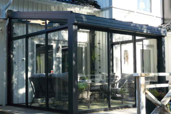 EXAL 140 Nordic 9.8 m2 hagestue i aluminium - Bilde 1