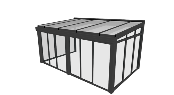 EXAL 140 Nordic 15.6 m2 hagestue i aluminium - Bilde 9