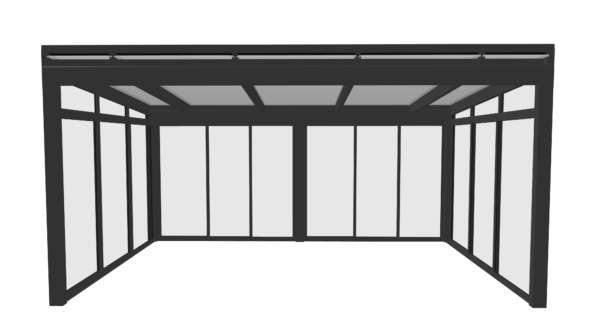 EXAL 140 Nordic 15.6 m2 hagestue i aluminium - Bilde 11
