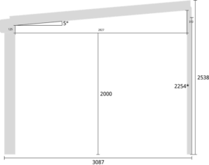 EXAL 140 Nordic 15.6 m2 hagestue i aluminium - Bilde 10