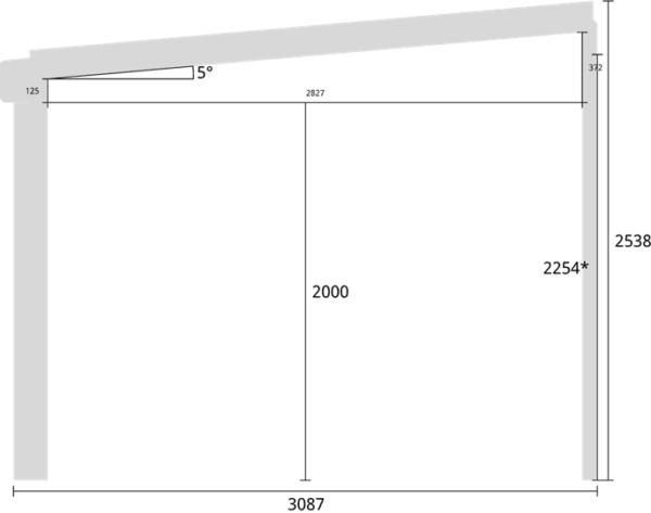 EXAL 140 Nordic 15.6 m2 hagestue i aluminium - Bilde 14