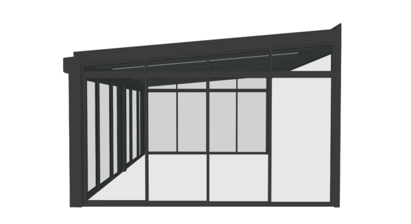 EXAL 140 Nordic 20.3 m2 Hagestue i aluminium - Bilde 6