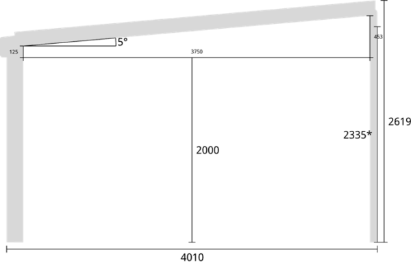 EXAL 140 Nordic 20.3 m2 Hagestue i aluminium - Bilde 10