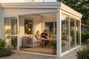 Hygge pulttak Vinter+ isolert hagestue med 2-lags isolerglass og isolerte profiler – helårs hagestue tilpasset etter mål