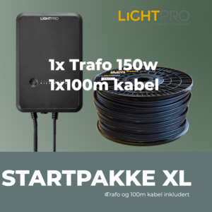 Lightpro Startpakke Xl Lyspakke med transformator og kabel
