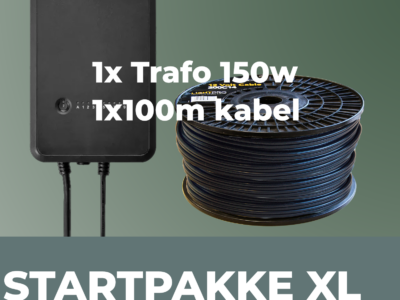 Lightpro Startpakke Xl Lyspakke med transformator og kabel